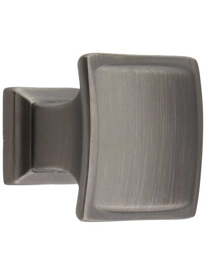 Annadale 1-1/4 inch Pillow Cabinet Knob in Brushed Pewter.